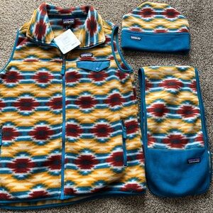 RARE Patagonia Women's Snap-T Vest in Wild Desert Prairie Gold